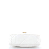 19 Flap Bag Quilted Leather Medium