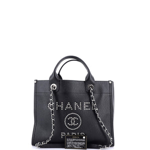 Deauville Tote Studded Caviar Small