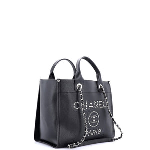 Deauville Tote Studded Caviar Small