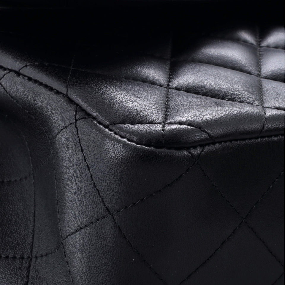 Classic Double Flap Bag Quilted Lambskin Jumbo