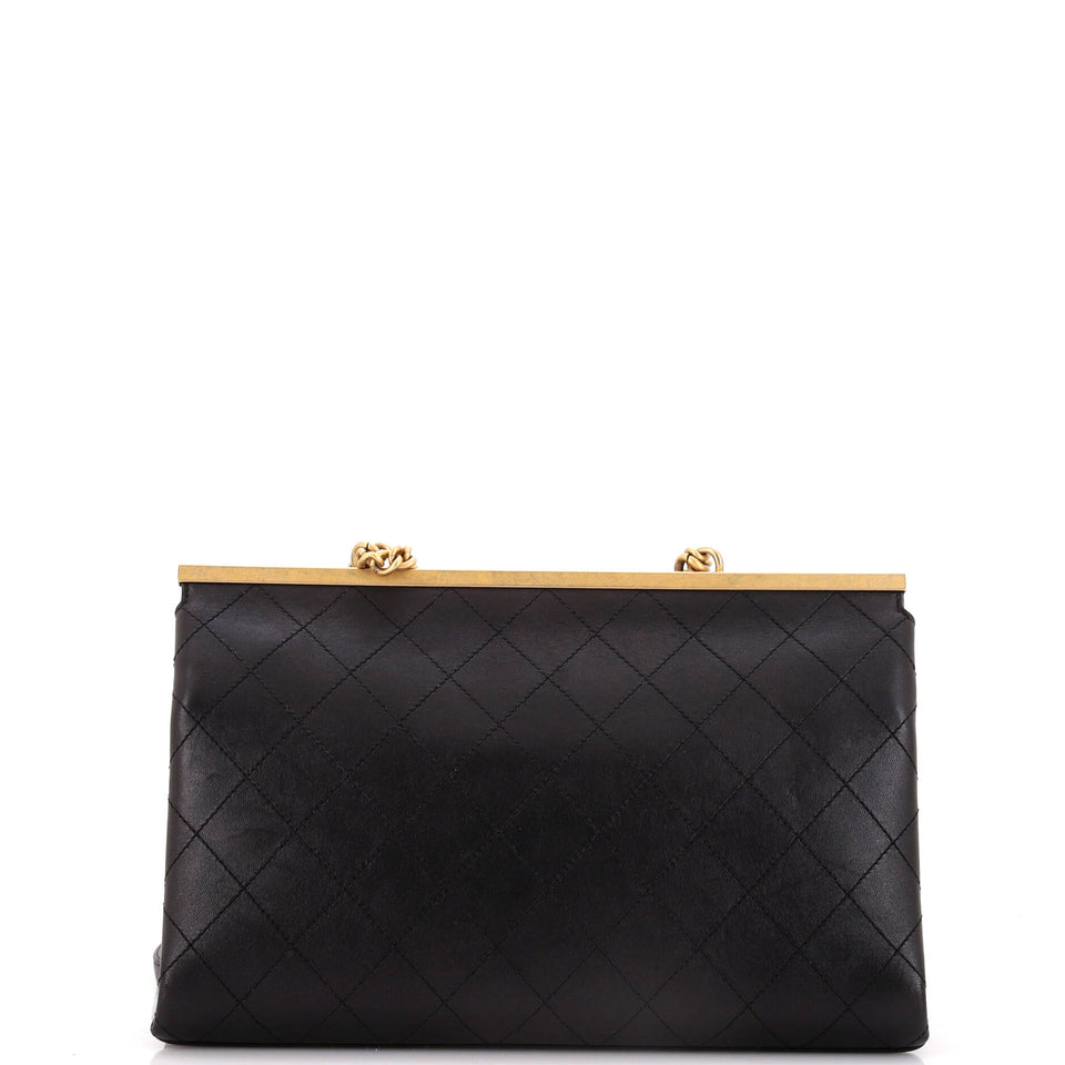 Coco Luxe Flap Bag Quilted Calfskin Medium