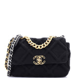 19 Flap Bag Quilted Jersey Medium