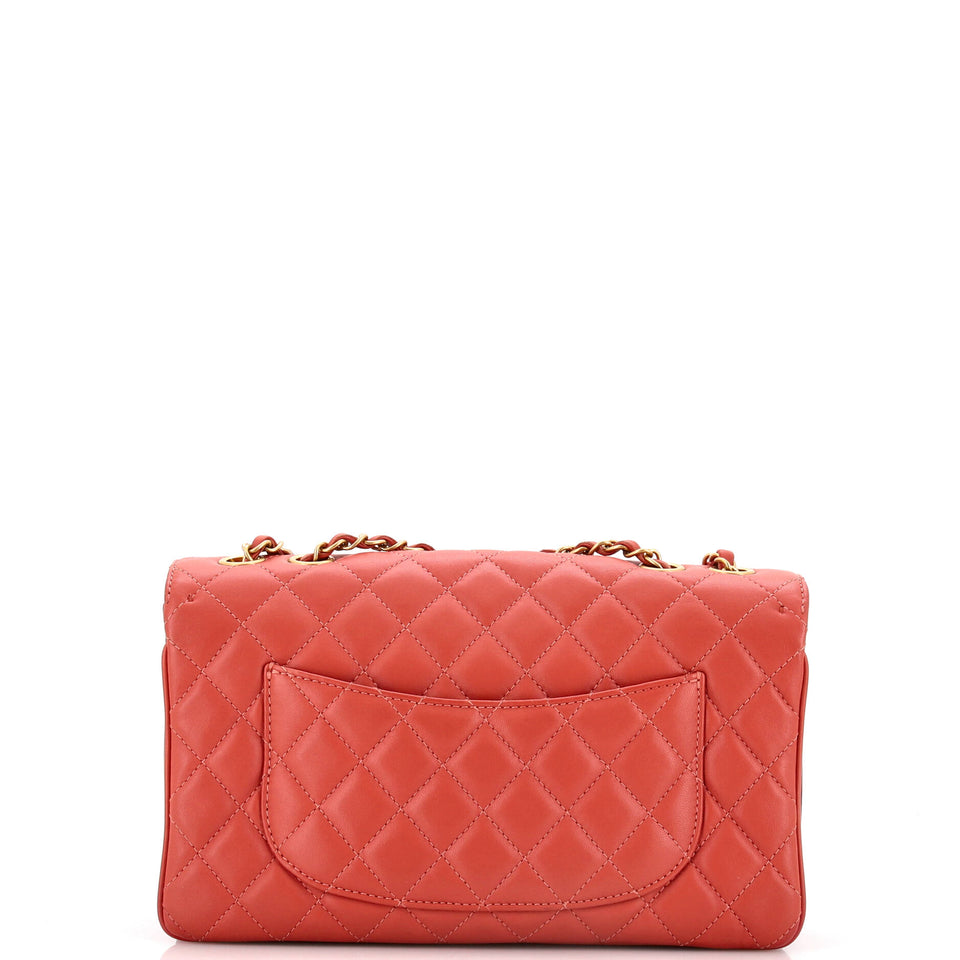Daily Companion Coco Vintage Flap Bag Quilted Lambskin Large