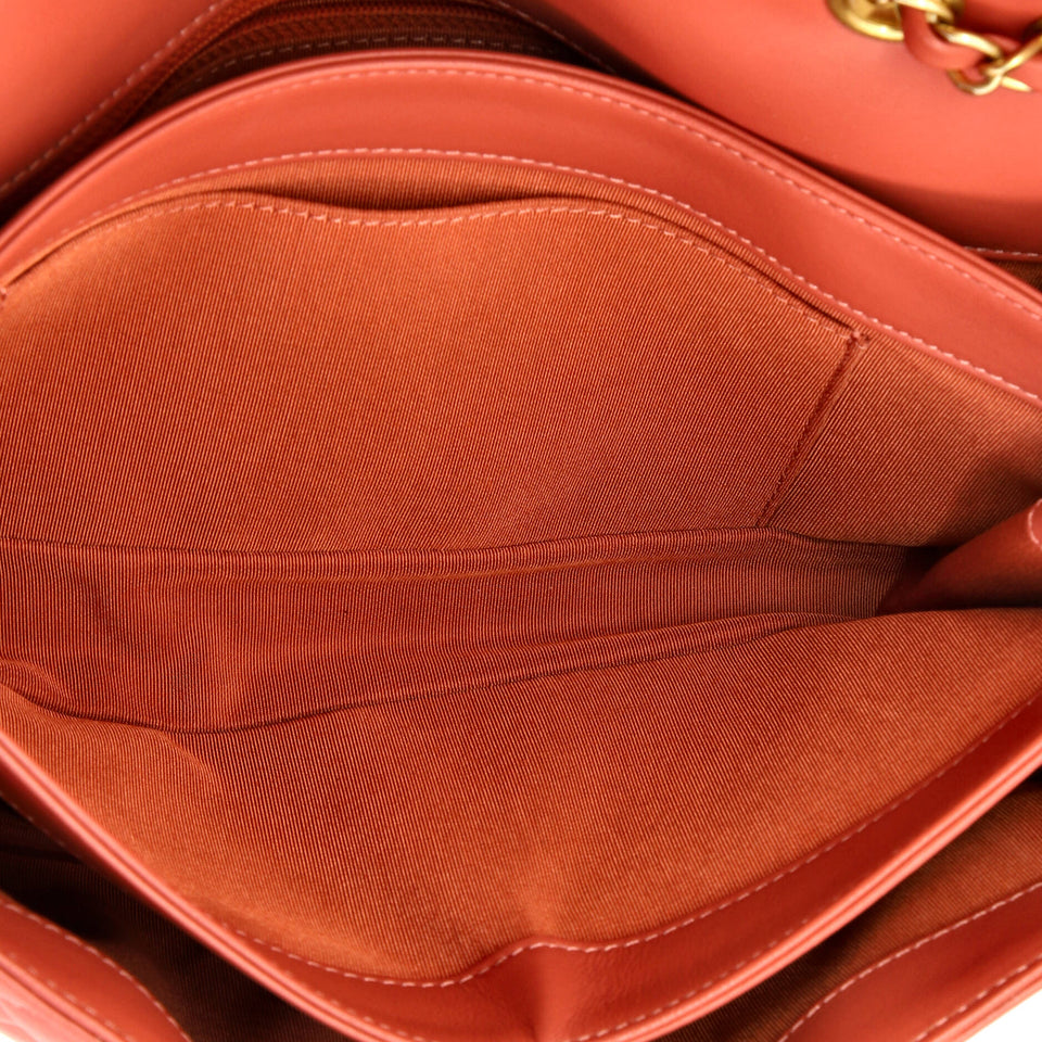 Daily Companion Coco Vintage Flap Bag Quilted Lambskin Large