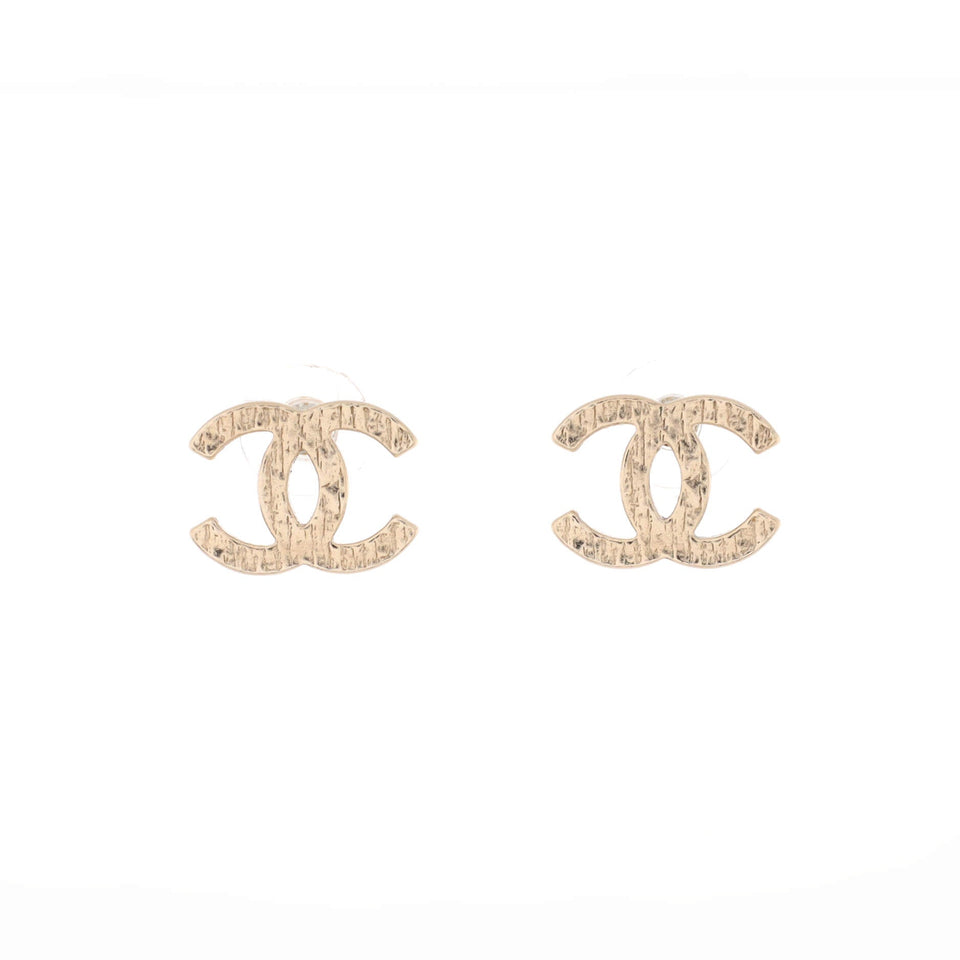 CC Stud Earrings Metal Small