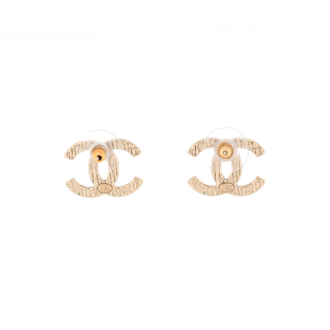 CC Stud Earrings Metal Small