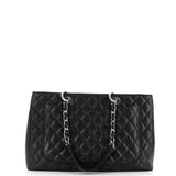 Grand Shopping Tote Quilted Caviar XL