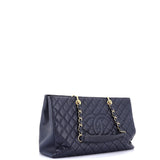 Grand Shopping Tote Quilted Caviar XL