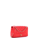 Mademoiselle Vintage Flap Bag Quilted Sheepskin Medium