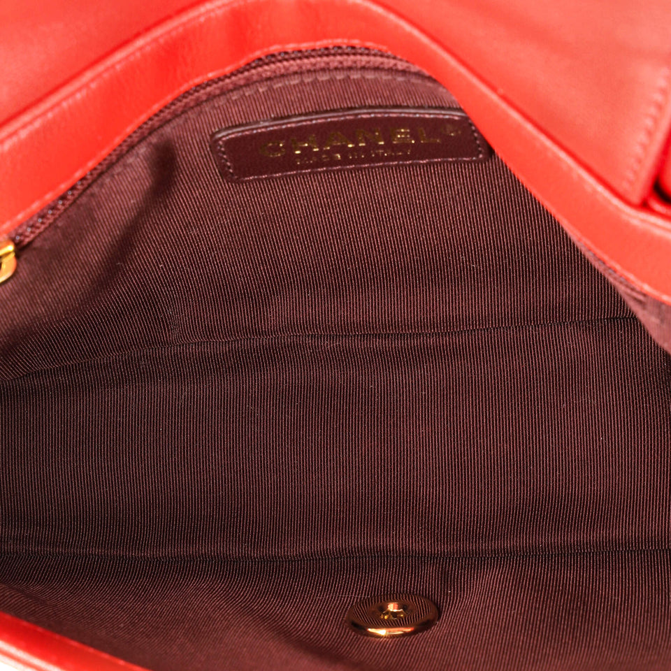 Mademoiselle Vintage Flap Bag Quilted Sheepskin Medium