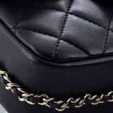My Precious Pearls Chain Flap Bag Quilted Lambskin Medium