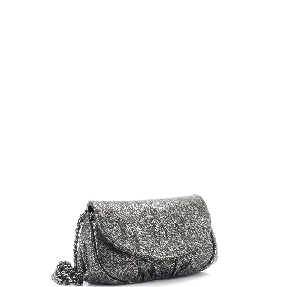 Half Moon Wallet on Chain Caviar