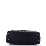 Coco Top Handle Bag Quilted Caviar Medium