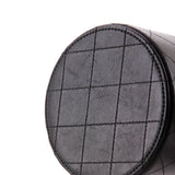 CC Round Vanity Case with Chain Quilted Lambskin Mini