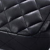 Classic Single Flap Bag Quilted Lambskin East West