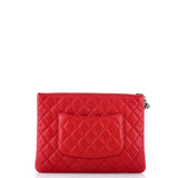 Cosmo Charms O Case Clutch Quilted Lambskin Medium