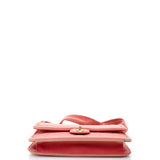 Sunset On The Sea Flap Bag Quilted Caviar Medium