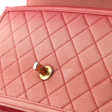 Sunset On The Sea Flap Bag Quilted Caviar Medium