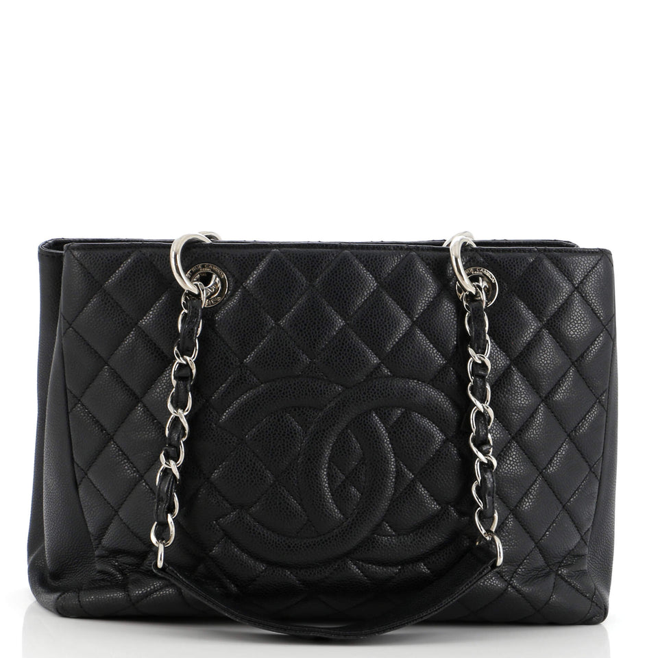 Grand Shopping Tote Quilted Calfskin
