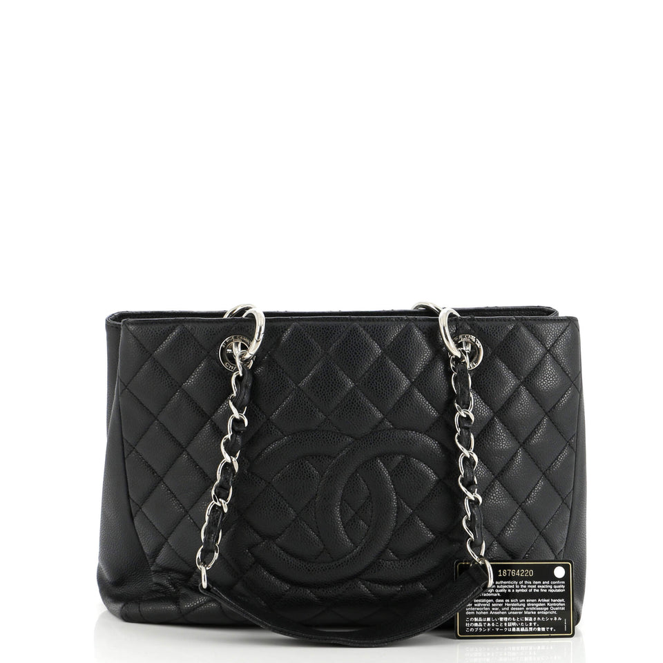 Grand Shopping Tote Quilted Calfskin