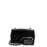 Classic Single Flap Bag Quilted Patent Mini