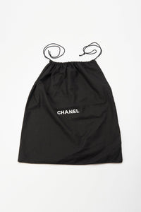Chanel Black leather Chocolate Bar Flap Bag With 24K Gold Plated Hardware