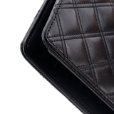 Double Stitch L-Yen Wallet Quilted Lambskin