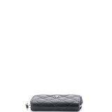 CC Zip Coin Purse Quilted Lambskin Small