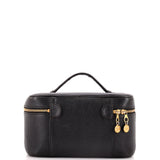 Vintage Timeless Cosmetic Case Caviar Large
