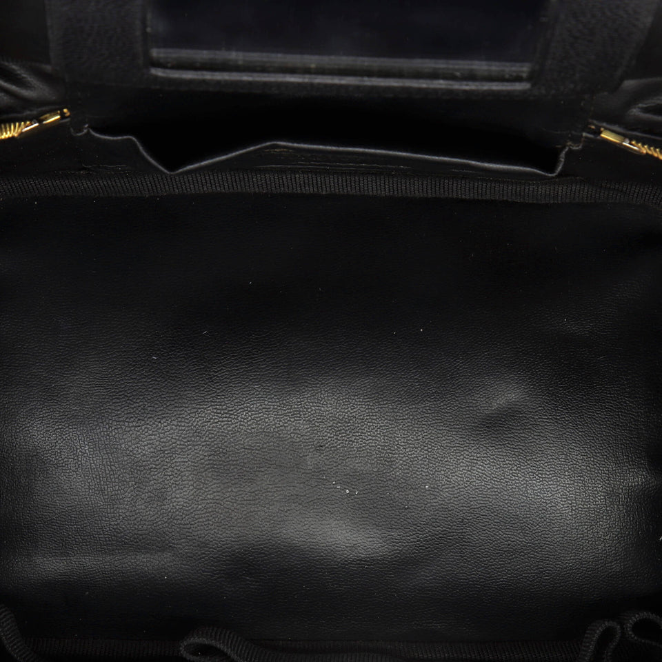 Vintage Timeless Cosmetic Case Caviar Large