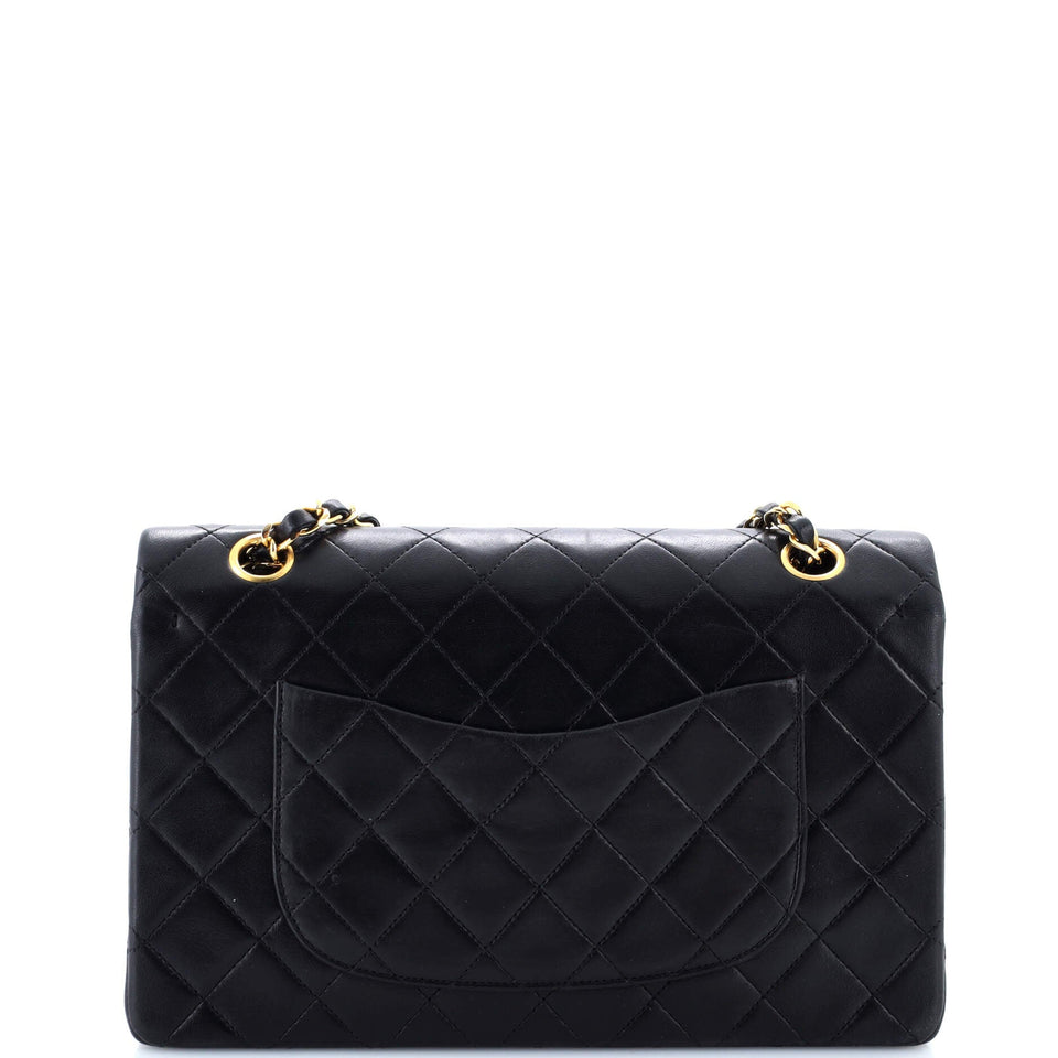 Vintage Classic Double Flap Bag Quilted Lambskin Medium