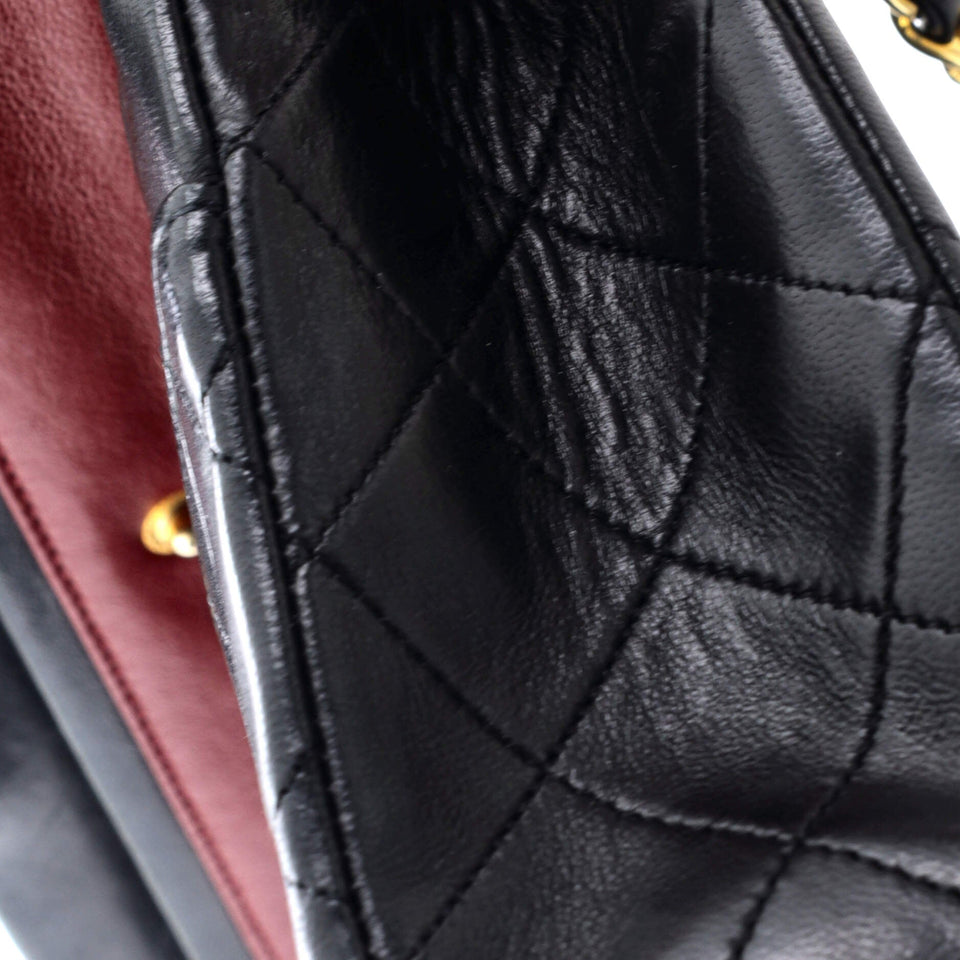 Vintage Classic Double Flap Bag Quilted Lambskin Medium