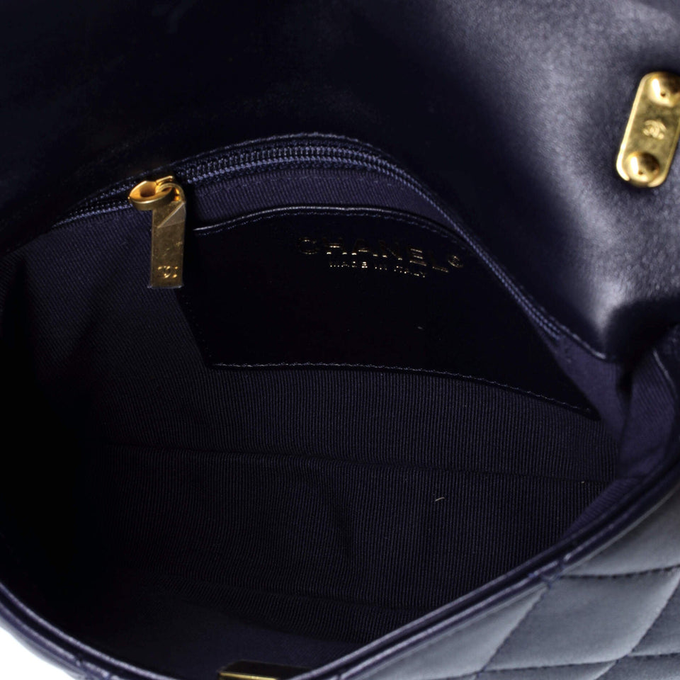Funky Town Flap Bag Quilted Lambskin Small