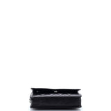 Wallet on Chain Quilted Caviar
