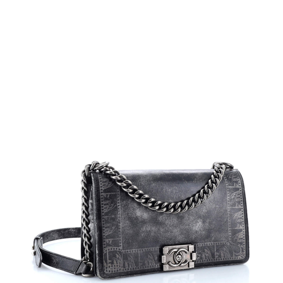 Reverso Boy Flap Bag Printed Lambskin Old Medium