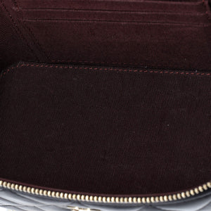 Classic Vanity Case with Chain Quilted Lambskin Small