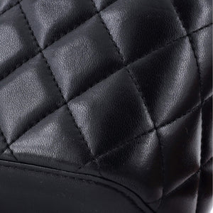 Classic Vanity Case with Chain Quilted Lambskin Small