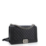 Boy Flap Bag Quilted Lambskin New Medium