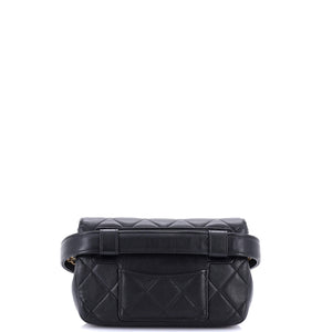 Chain Envelope Belt Bag Quilted Calfskin