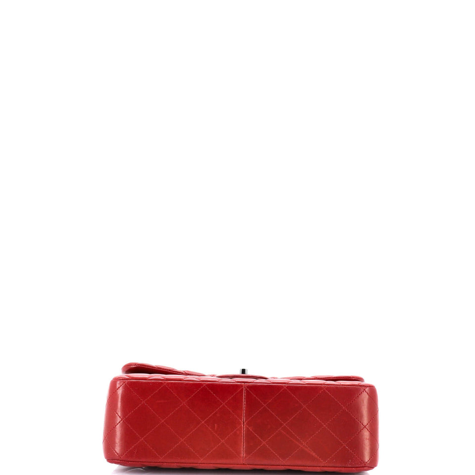 Classic Double Flap Bag Quilted Lambskin Jumbo