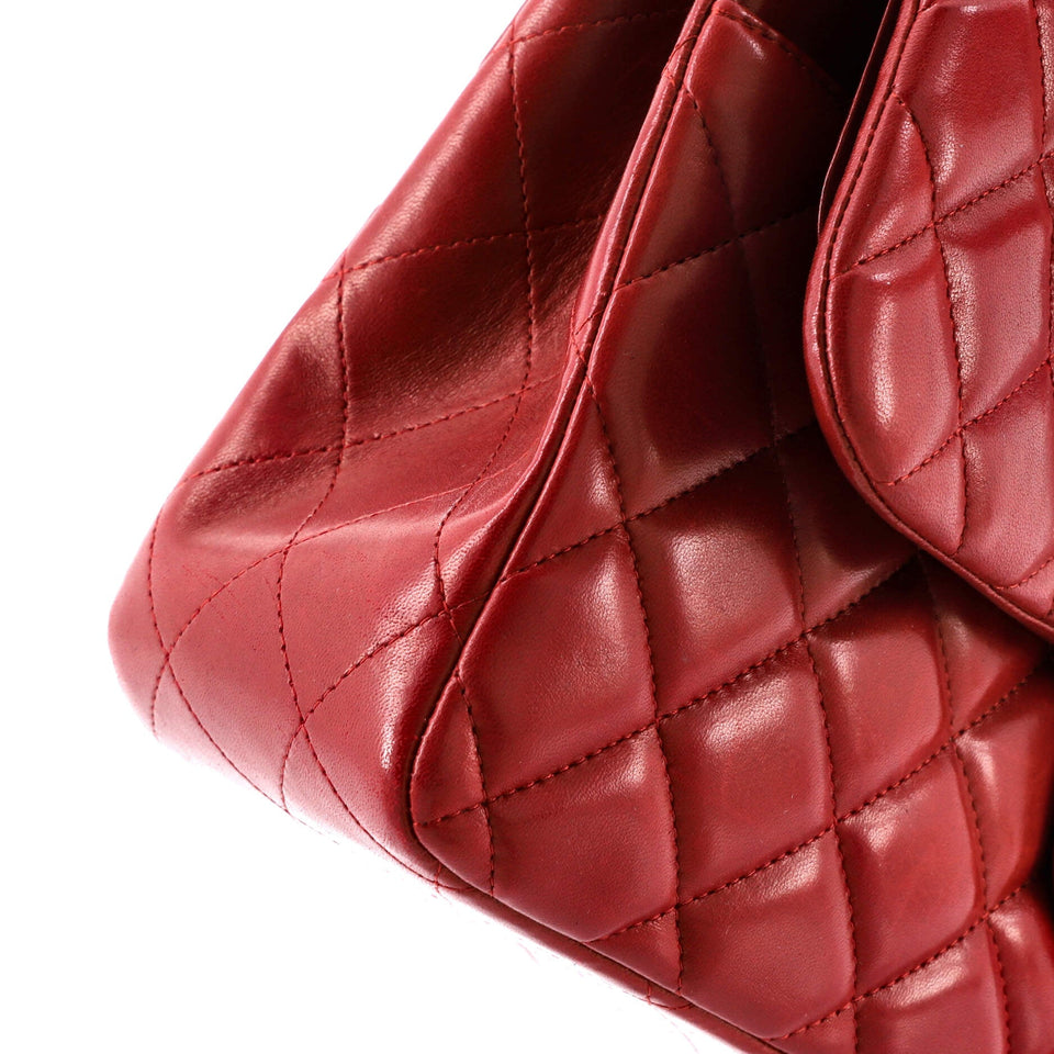 Classic Double Flap Bag Quilted Lambskin Jumbo