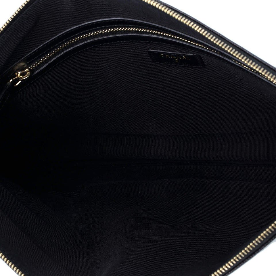 Boy O Case Clutch Chevron Caviar Large