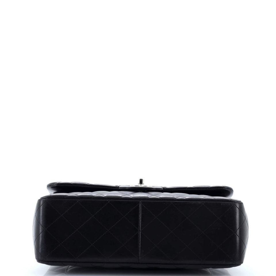 Classic Double Flap Bag Quilted Lambskin Jumbo