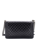 Boy Flap Bag Quilted Calfskin New Medium