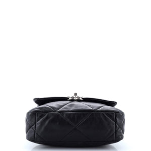 19 Flap Bag Quilted Leather Medium