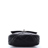 19 Flap Bag Quilted Leather Medium