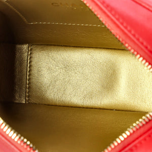 Pearl Crush Camera Case Quilted Lambskin Small