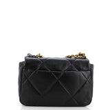 19 Flap Bag Quilted Leather Medium