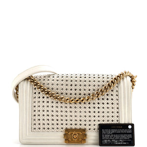 Boy Flap Bag Braided Sheepskin New Medium