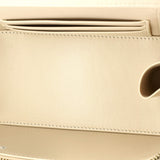 Business Affinity Top Handle Vanity Case with Chain Quilted Caviar Small